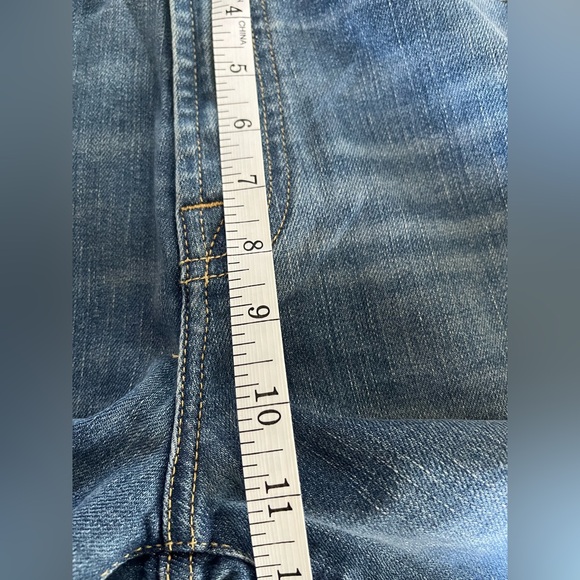 For All 7 Mankind Size:28  Women HW Cropped Straight  Blue Jeans - Picture 6 of 14